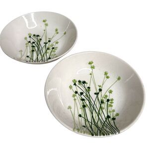 Royal China Vendome Greenfields Bowls Set of 2 USA Vintage 6"